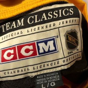 THREE BOSTON BRUINS jerseys. Size Large .